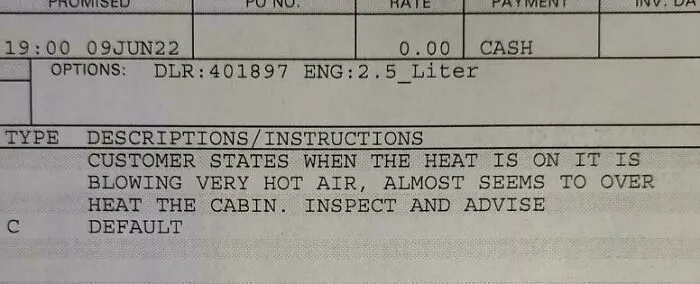 To All My Service Advisors, How Do You Write Stuff Up Like This And Keep Yourself Professional?