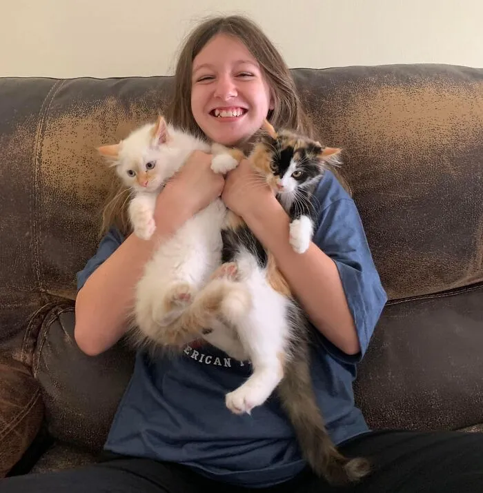 My Kitties Buffy And Casper