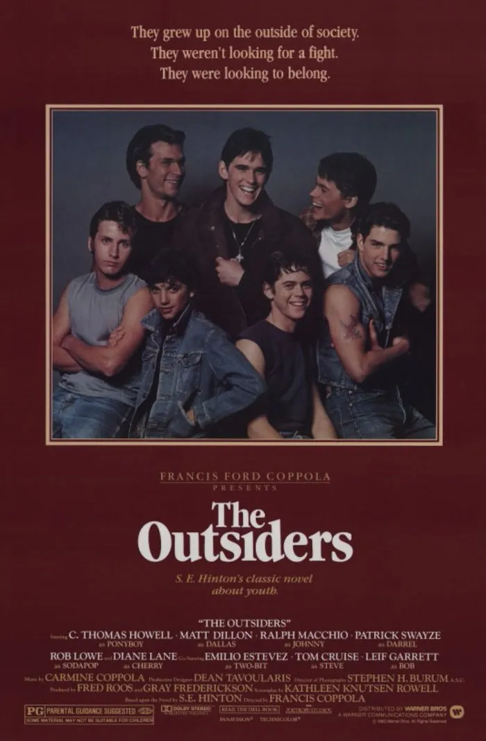 Movie poster for "The Outsiders"