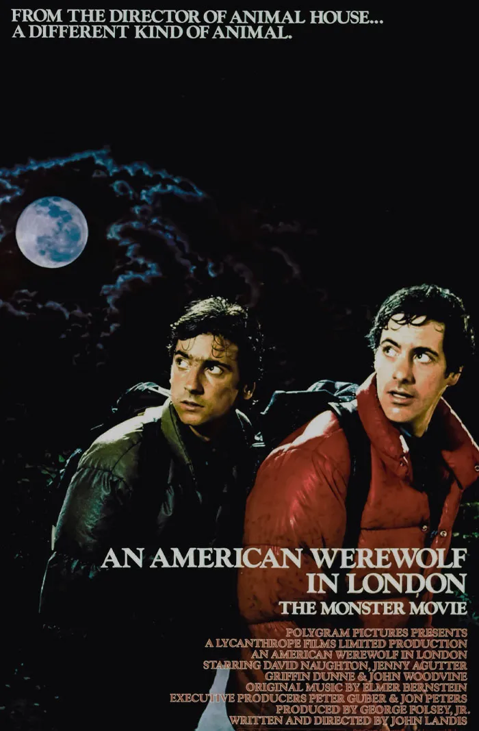 Movie poster for "An American Werewolf In London"