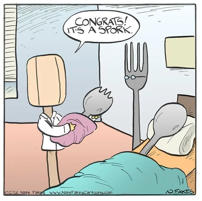 90 New Funny One-Panel Comics By Nate Fakes With A Sudden Twist