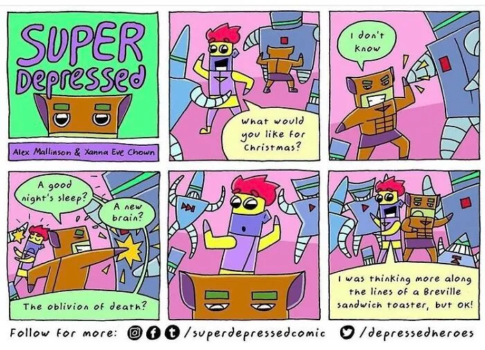 "What If Superman Had Depression?": 10 Comics Made By Us