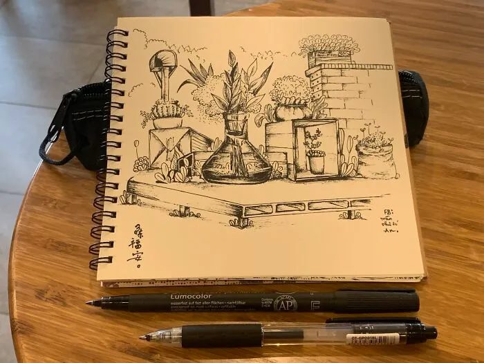 19 Random Drawings Out Of My Sketchbook