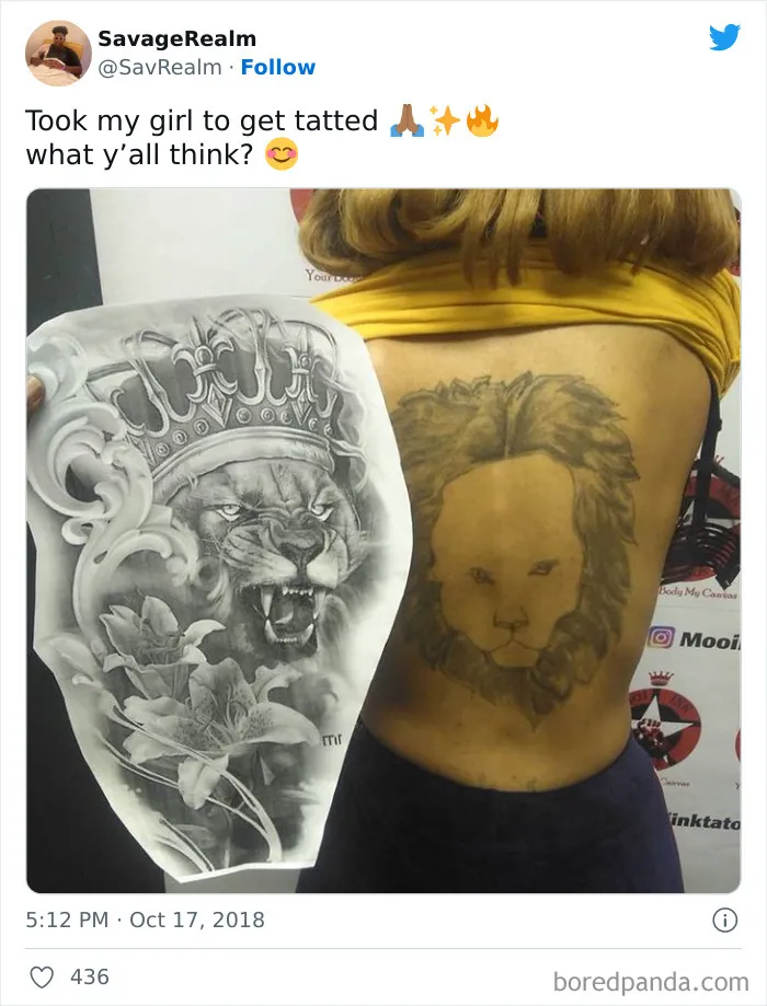 40 Times People Didn’t Even Realize How Bad Their Tattoos Were, As Shared On This Instagram Page