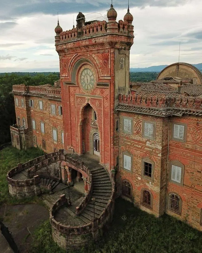 Abandoned Castle In Italy
