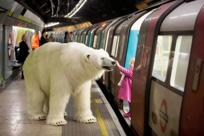22 Imágenes del metro británico demostrando que allí nada es normal
