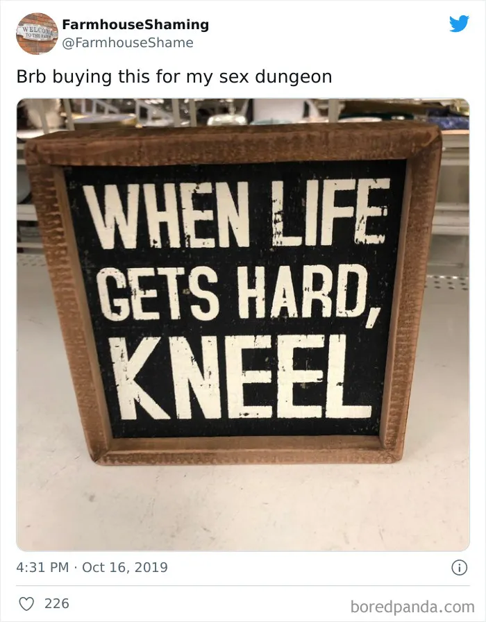 This Twitter Account Is Shaming Homes That Try Too Hard To Come Off As Chic Farmhouses, Here Are 40 Of Its Funniest Pics