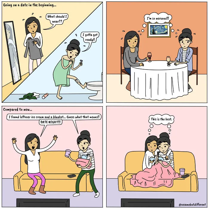 Life Of A Lesbian Couple: 20 Cute And Funny Comics I Made (New Pics)