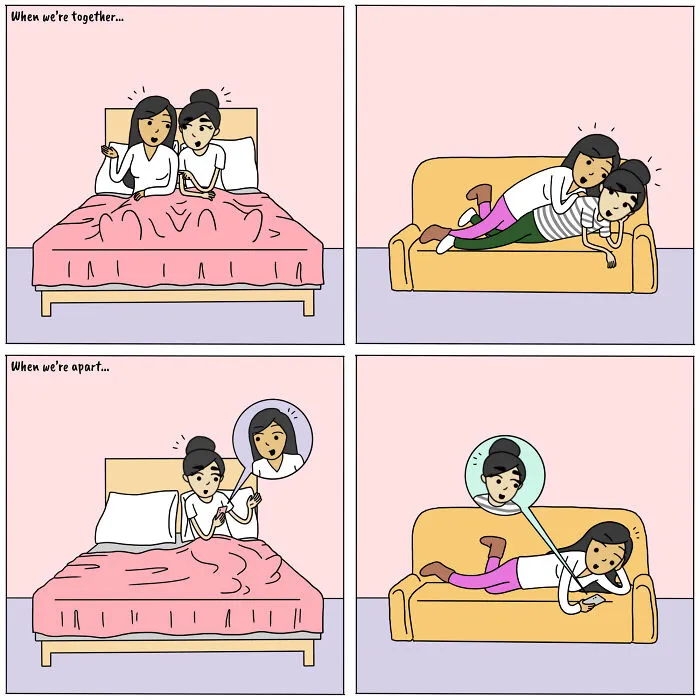 Life Of A Lesbian Couple: 20 Cute And Funny Comics I Made (New Pics)