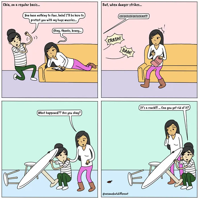 Life Of A Lesbian Couple: 20 Cute And Funny Comics I Made (New Pics)