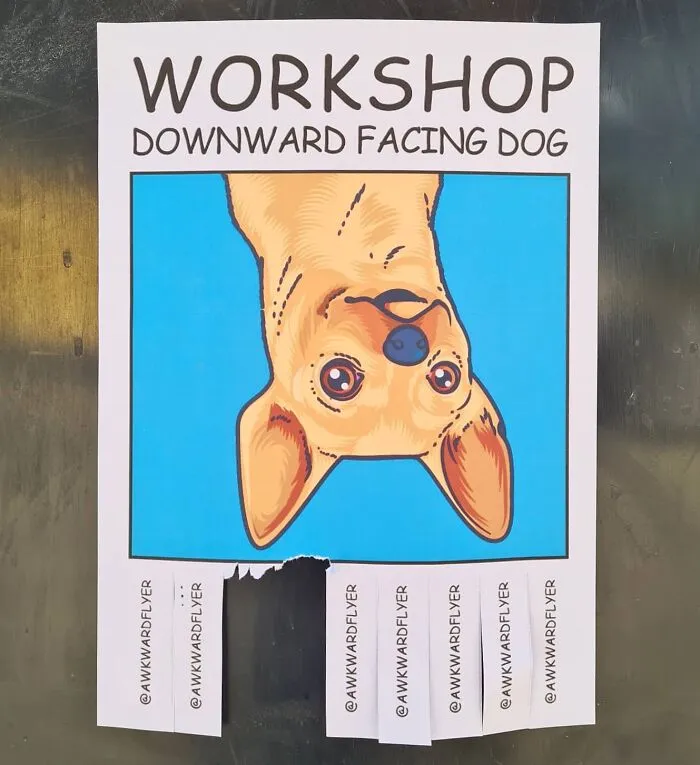 I Make Super Awkward Flyers And Hang Them In The Streets, Here Are My Best Ones (35 Pics)