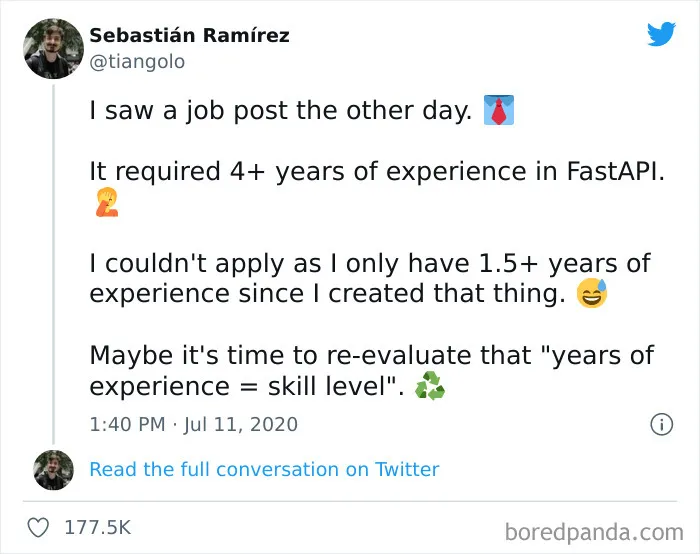 4+ Years Of Experience In A 2 Year Old Technology