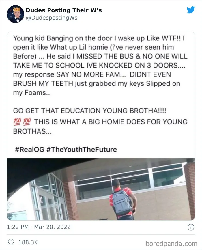"Ironically Funny And Wholesome": 50 Of The Best Wins From Guys Posted On This Twitter Page (New Pics)
