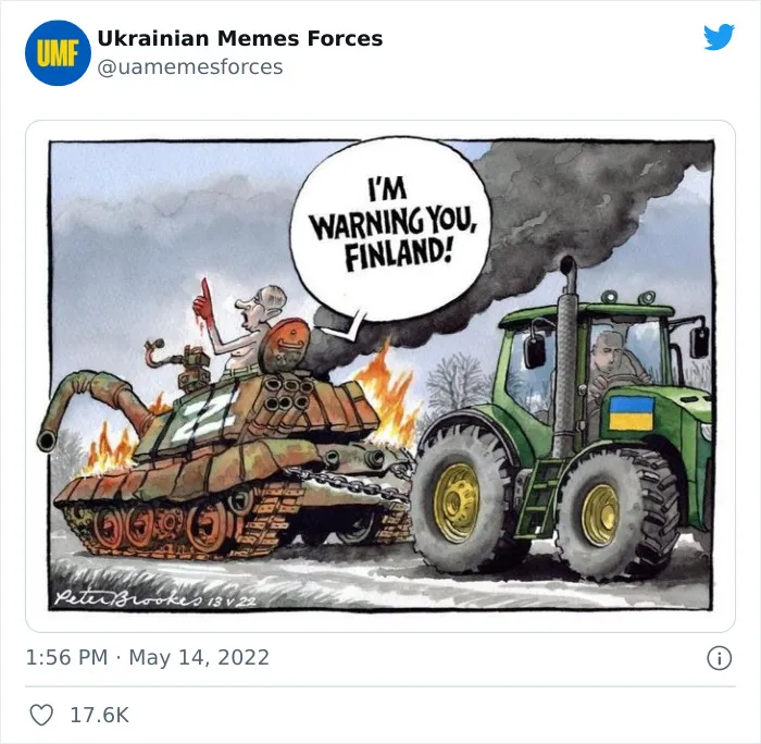 This Twitter Page Is Dedicated To Showing The Truth Of What Is Currently Happening In Ukraine With Memes And Here Are 40 Of The Best Ones