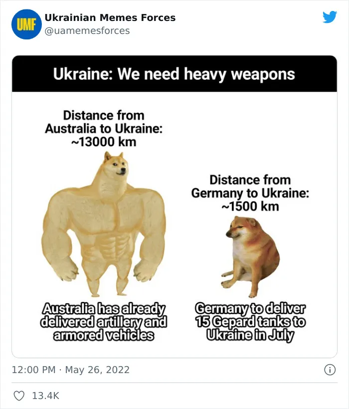 This Twitter Page Is Dedicated To Showing The Truth Of What Is Currently Happening In Ukraine With Memes And Here Are 40 Of The Best Ones