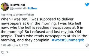 30 Of The Funniest Responses To Jimmy Fallon's #WorstSummerJob Challenge