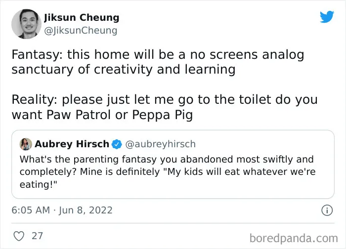 "My Kids Will Eat Whatever We're Eating!": People Are Sharing 30 'Parenting Fantasies' That Just Didn’t Work Out