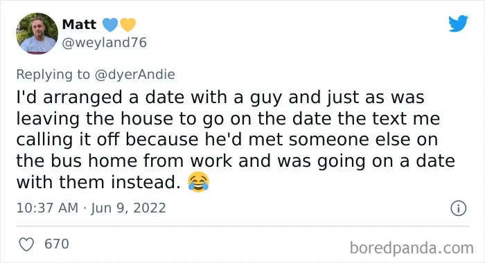 30 Dates That Didn't Go Well At All, As Shared In This Twitter Thread