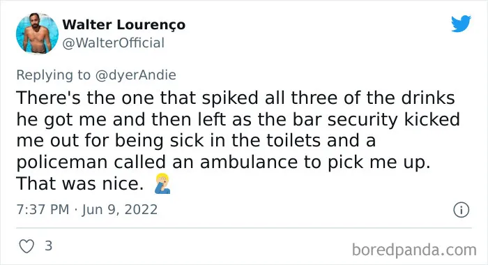 30 Dates That Didn't Go Well At All, As Shared In This Twitter Thread