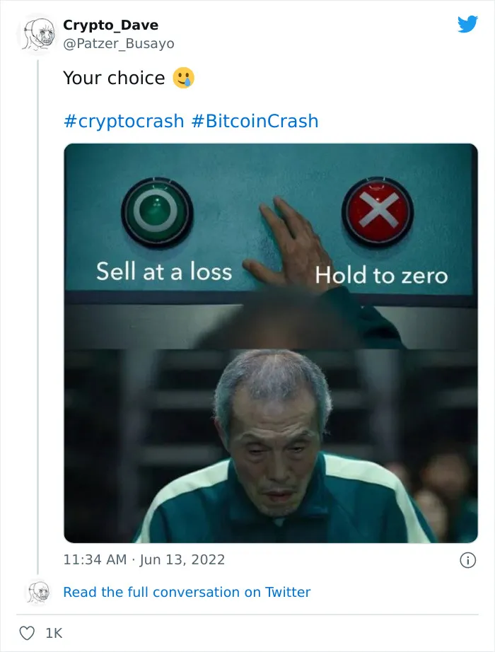 Folks Are Cracking Up At These 30 Memes About The Crypto Currency Crash, Exemplifying Just How Sad It Is