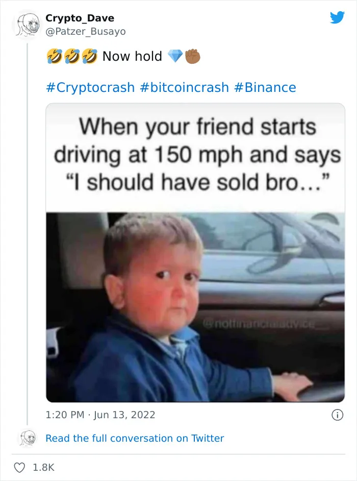 Folks Are Cracking Up At These 30 Memes About The Crypto Currency Crash, Exemplifying Just How Sad It Is