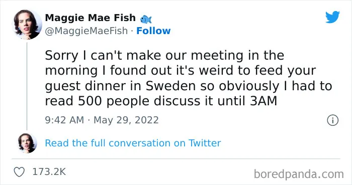 Huge Debate Explodes Over Swedes' Refusal to Feed Their Children's Guests, And Here're 30 Foreigners' Best Reactions