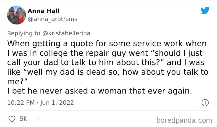 50 Times People Ignored Women Because There Was A Man Nearby