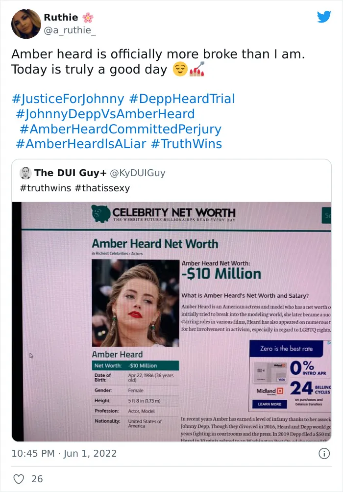 40 Of The Best Reactions People Posted In Response To Johnny Depp Winning His Defamation Lawsuit Against Ex-Wife Amber Heard