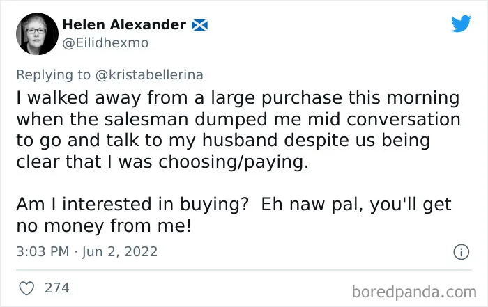 50 Times People Ignored Women Because There Was A Man Nearby