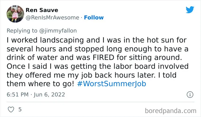 30 Of The Funniest Responses To Jimmy Fallon's #WorstSummerJob Challenge