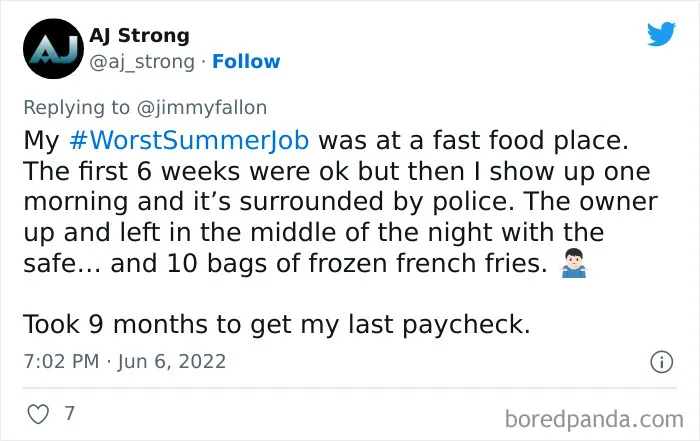 30 Of The Funniest Responses To Jimmy Fallon's #WorstSummerJob Challenge