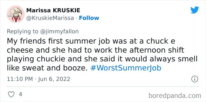 30 Of The Funniest Responses To Jimmy Fallon's #WorstSummerJob Challenge