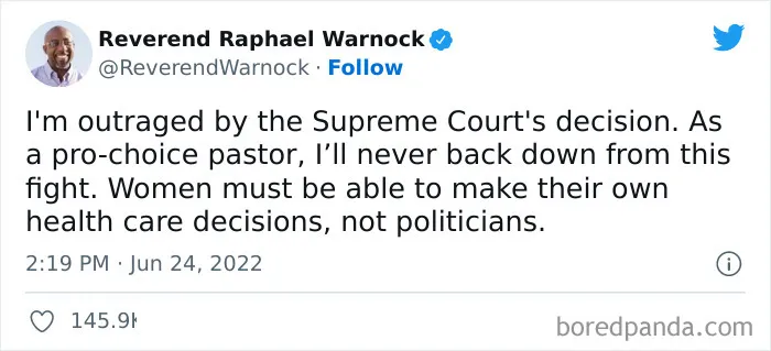 50 Of The Most Important Reactions People Posted In Response To US Supreme Court Overturning Roe Vs. Wade