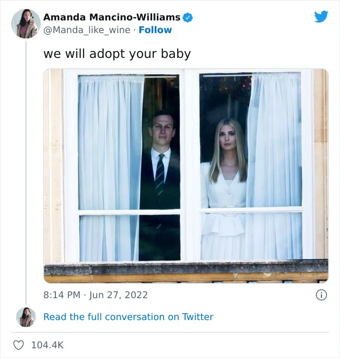 People Are Destroying Couple With "We Will Adopt Your Baby" Sign, And Here Are 30 Of The Best Posts