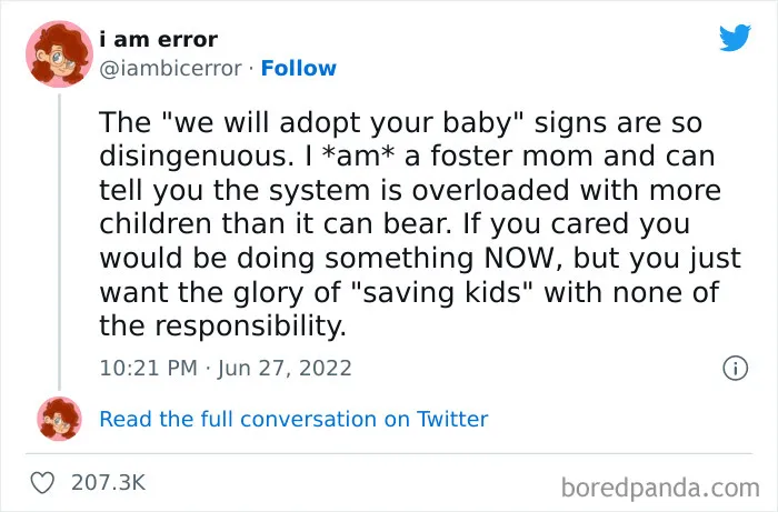 People Are Destroying Couple With "We Will Adopt Your Baby" Sign, And Here Are 30 Of The Best Posts