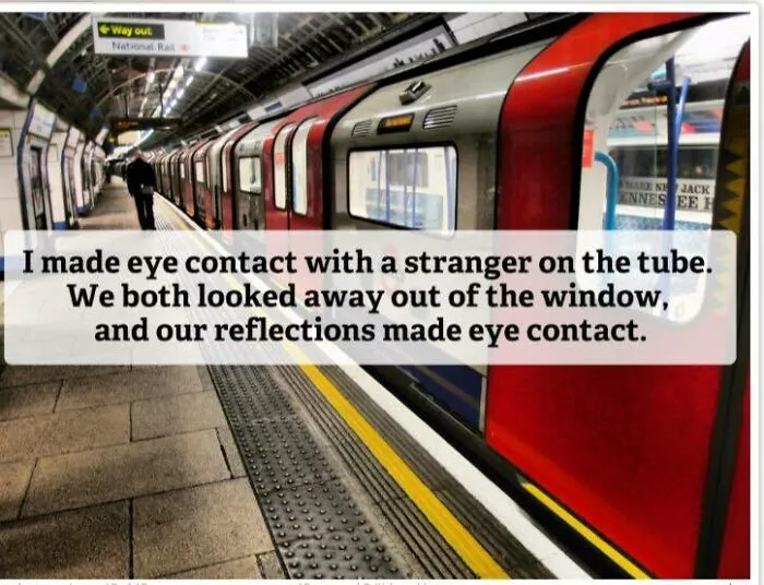 This British Facebook Page Is Sharing 40 Pictures That Prove 'Random' Is A Daily Thing On 'The Tube'