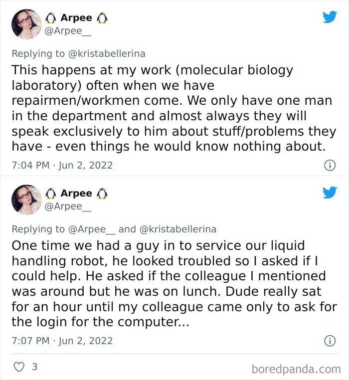 50 Times People Ignored Women Because There Was A Man Nearby