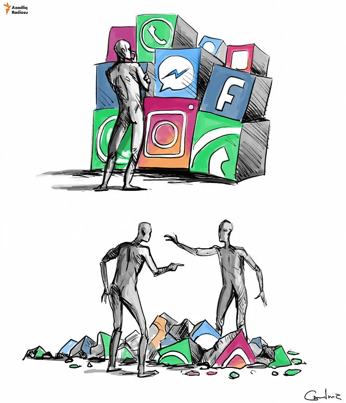 Flaws Of Today's Society Exposed: 41 Illustrations By This Artist