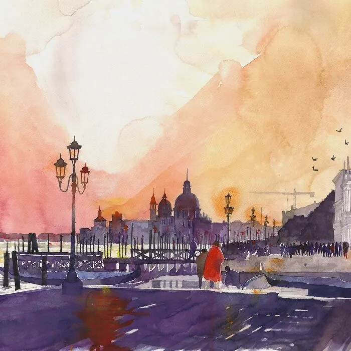 My 21 Watercolor Paintings Of Venice That Show The Beauty Of This City