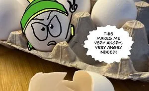 More Yolks And Puns From "The Eggsistentialist" (14 Pics)