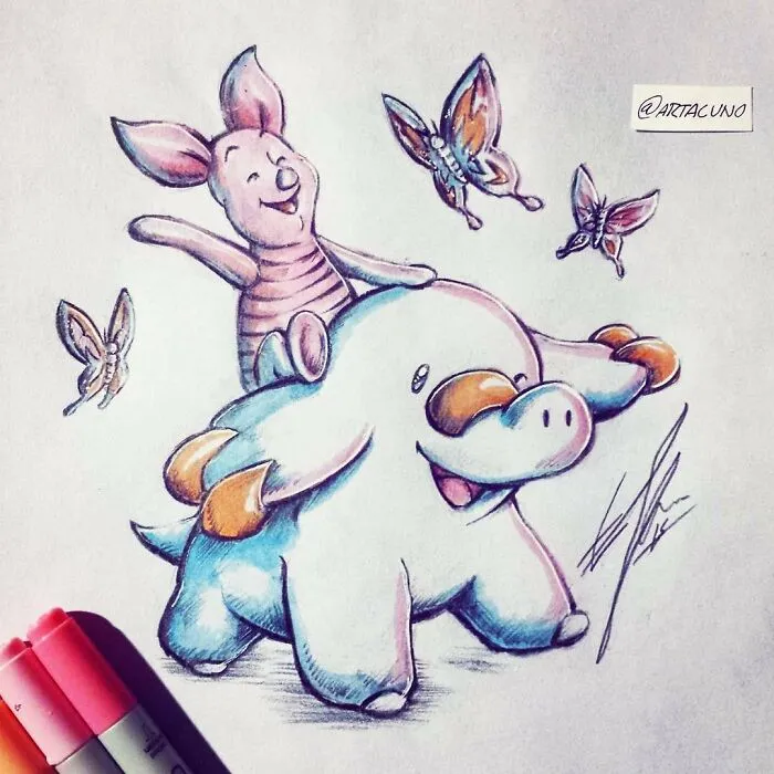 This Artist Made 20 Disney-Pokemon Mashups You Never Thought You'd Want