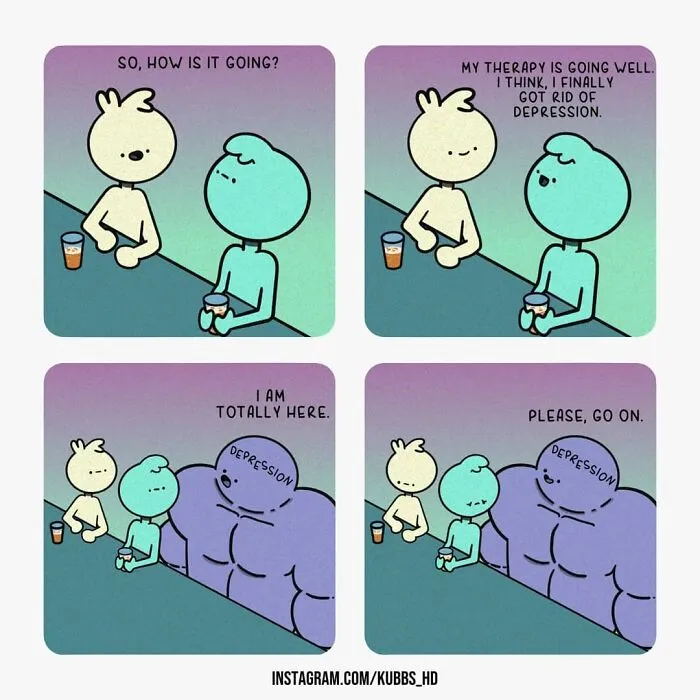 30 Relatable And Funny Comics About The Little Moments In Life, Mental Health Issues, And Other Situations Made By This Artist