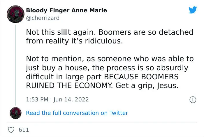 Some Boomers Think That Netflix Subscriptions And Takeout Are The Main Reasons Why Millennials Can't Afford Homes, Millennials React (31 Tweets)