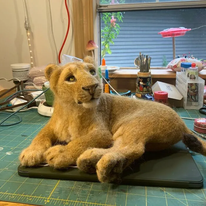 I Needle Felt Wool Sculptures Of Wildlife, Trying To Capture The Individual Character Of Each Animal (30 New Pics)