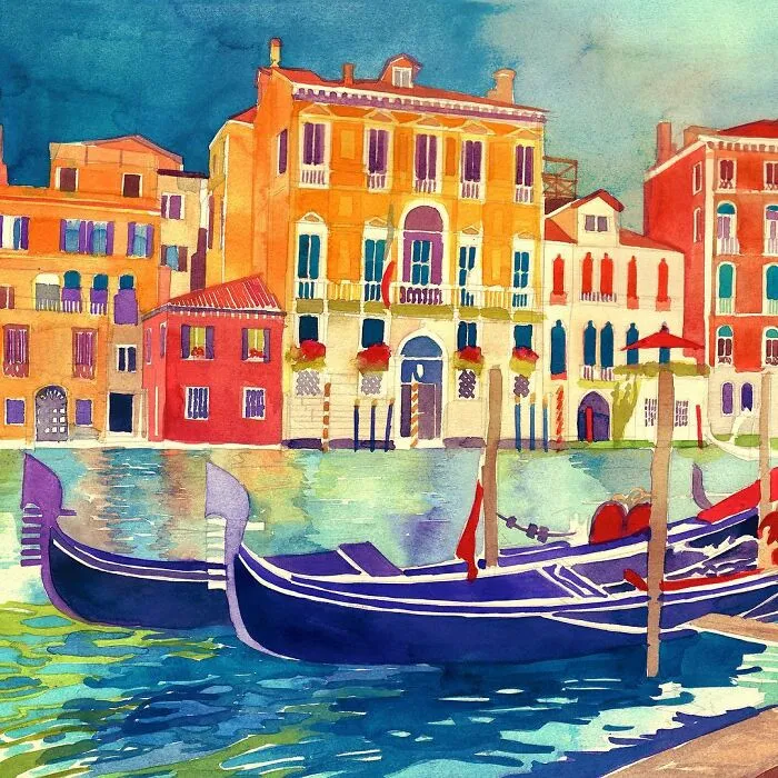 My 21 Watercolor Paintings Of Venice That Show The Beauty Of This City