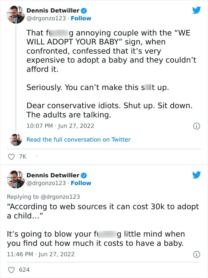 People Are Destroying Couple With "We Will Adopt Your Baby" Sign, And Here Are 30 Of The Best Posts