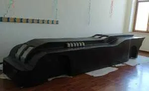 Batmobile In Recycled Cardboard!