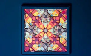 I Filled Paper Cut Matrix With Colors And Look What I Found (18 Pics)