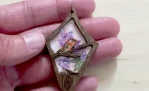 I Made Nature Inspired Wood Pendants