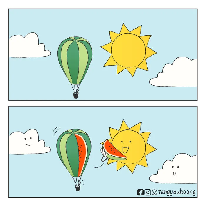 18 Comics With Weird And Unexpected Endings That I Created To Make People Laugh (New Pics)